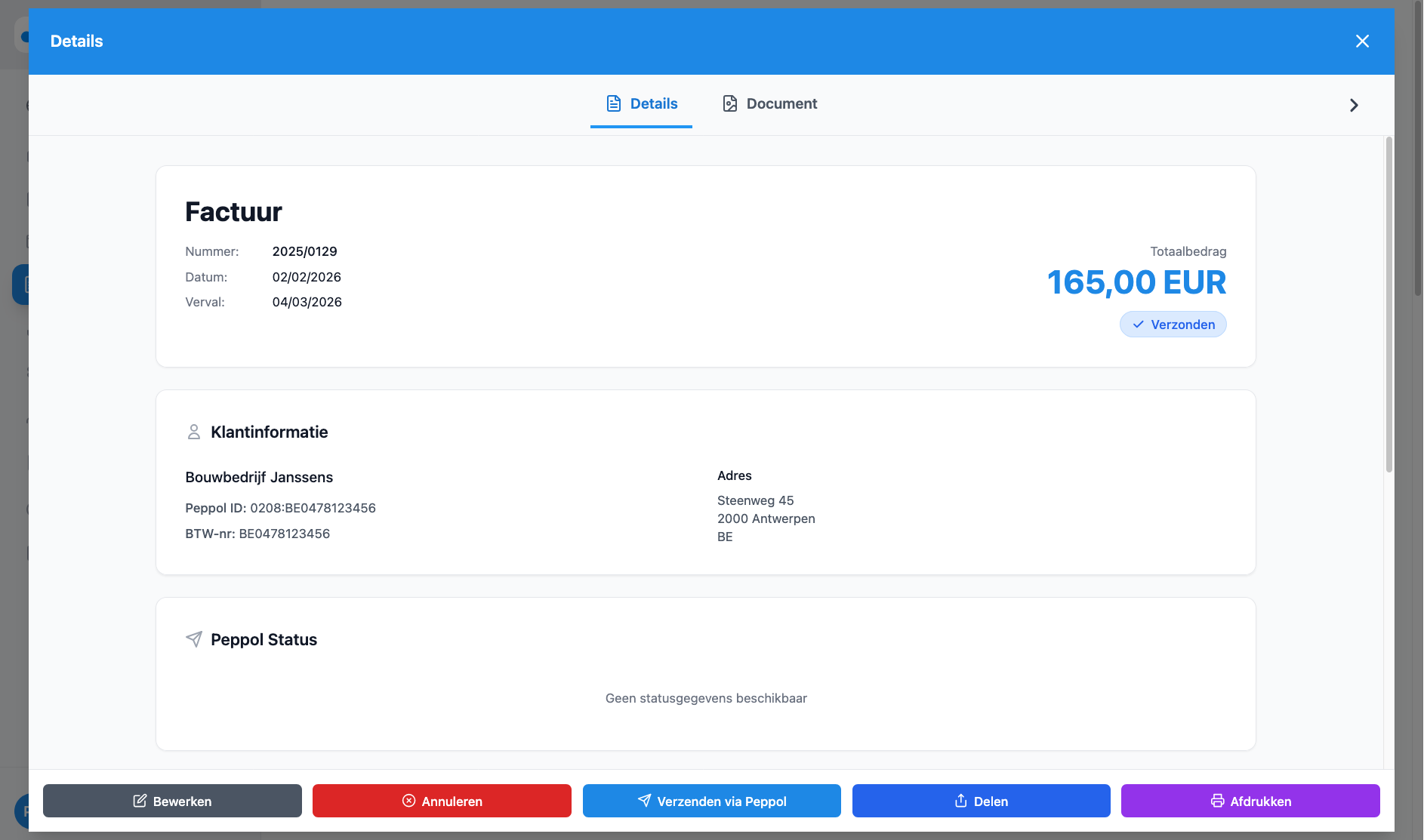 Schneller Rechnungsversand